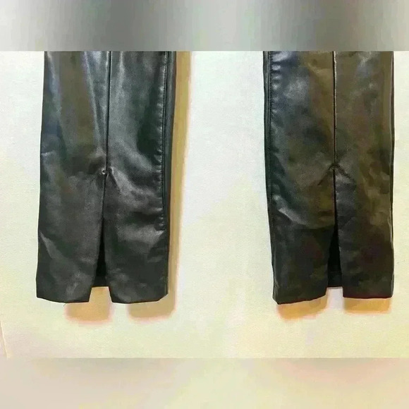 Abercrombie & Fitch womens skinny ultra high-rise size 31 faux leather pants - Picture 3 of 5